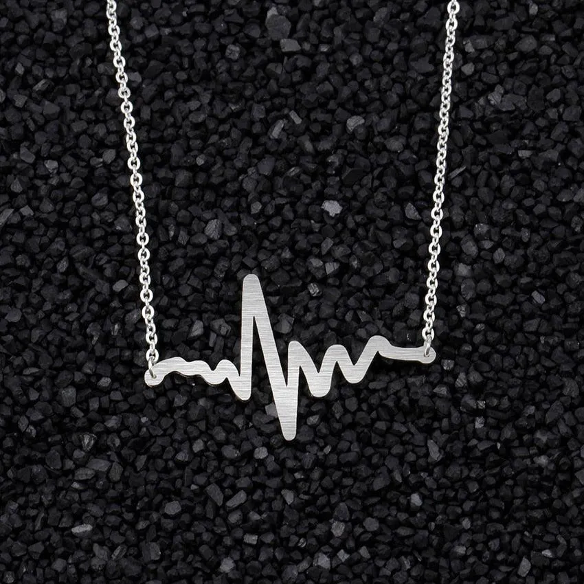 Heartbeat Wave Necklace