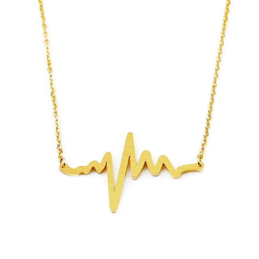 Heartbeat Wave Necklace