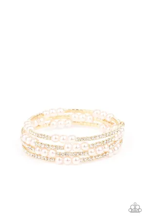 Hollywood Hospitality Gold Paparazzi Bracelet
