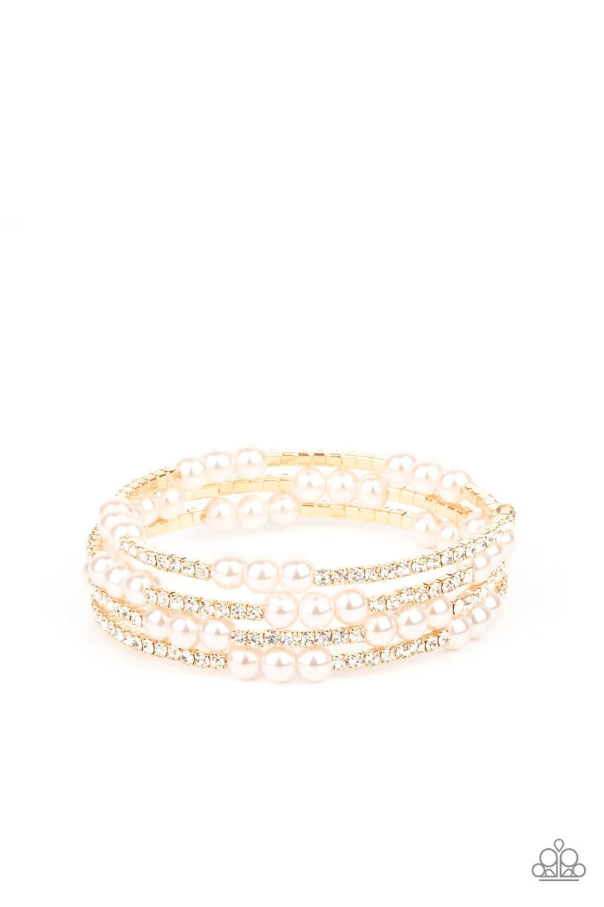 Hollywood Hospitality Gold Paparazzi Bracelet