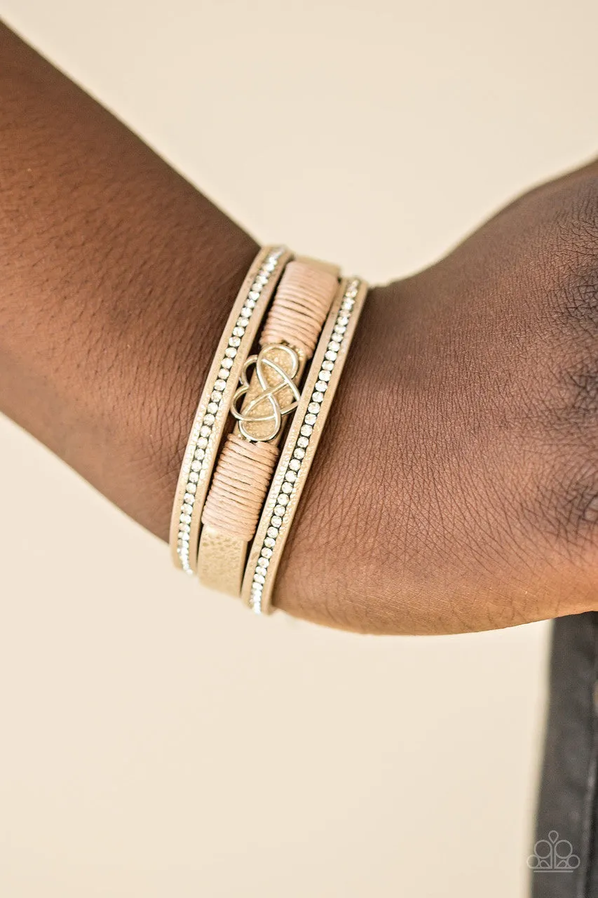 Hustlin Heart Orange Paparazzi Bracelet