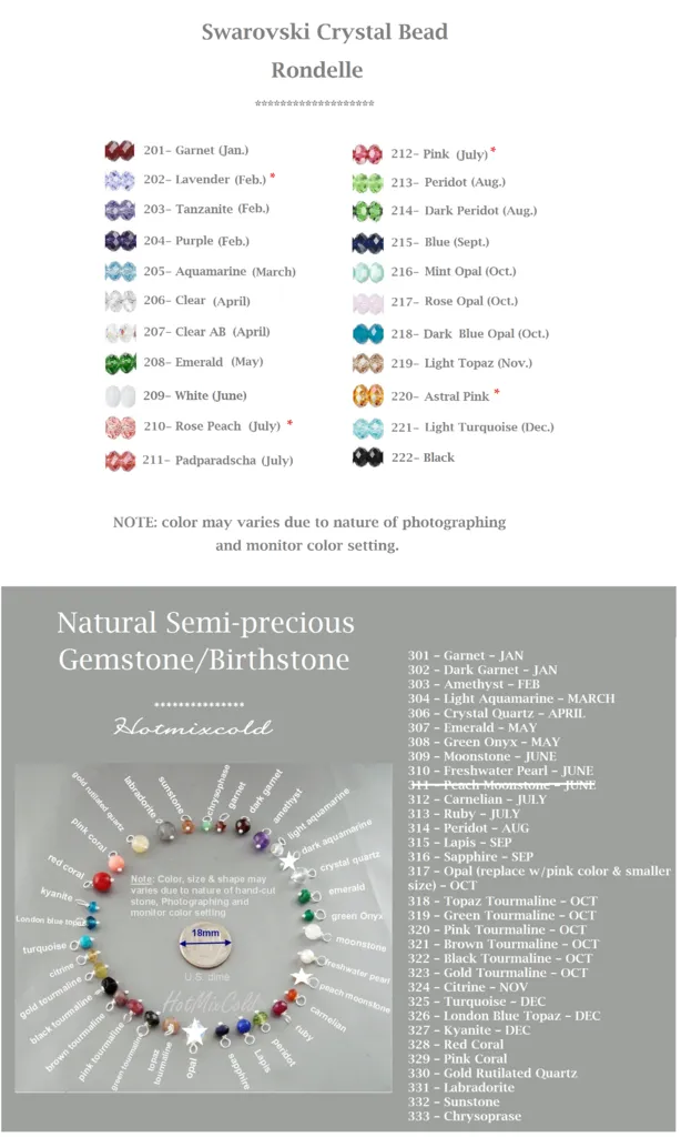 Infinity Birthstone Leaf Bracelet