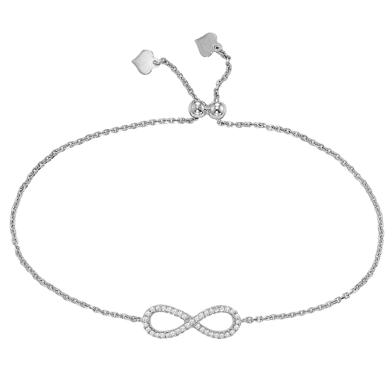 Infinity Bolo Bracelet in Sterling Silver