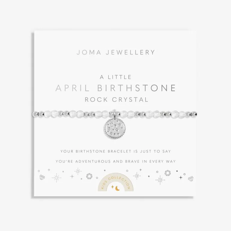 Joma Childen's Birthstone A Little April Bracelet