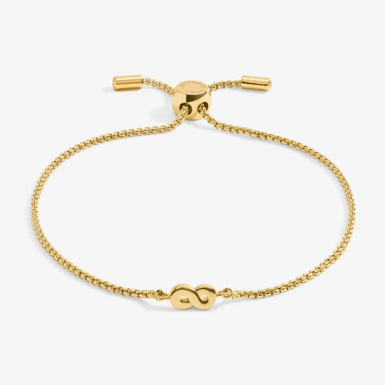 Joma Mini Charms Infinity Gold Bracelet