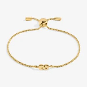 Joma Mini Charms Infinity Gold Bracelet