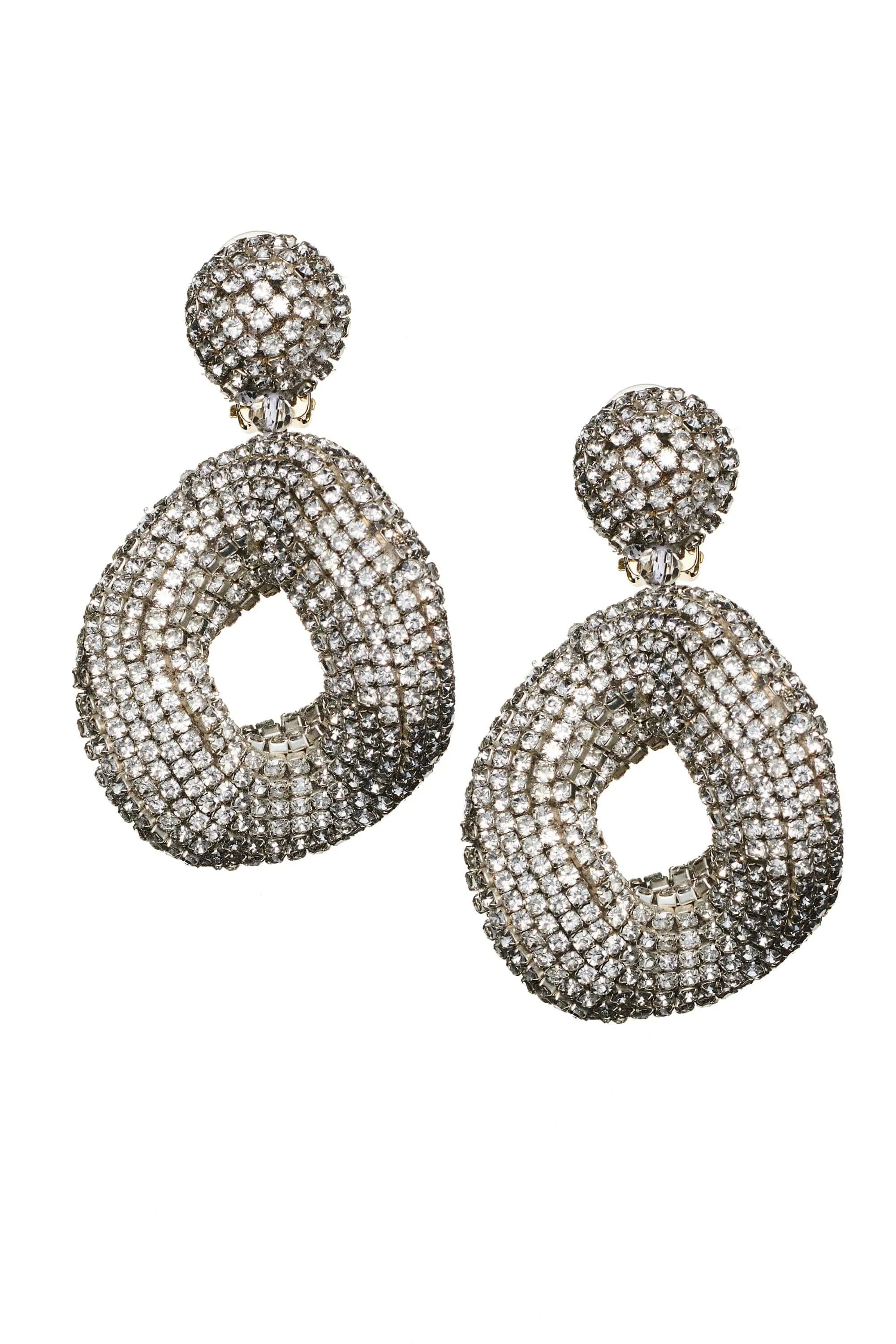 KATE EARRINGS - CLEAR CRYSTALS