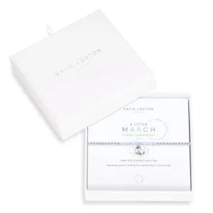Katie Loxton A Little: March Birthstone Bracelet