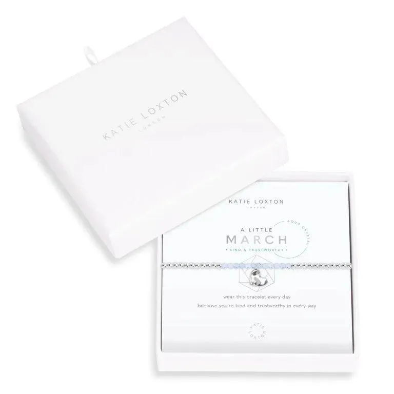 Katie Loxton A Little: March Birthstone Bracelet