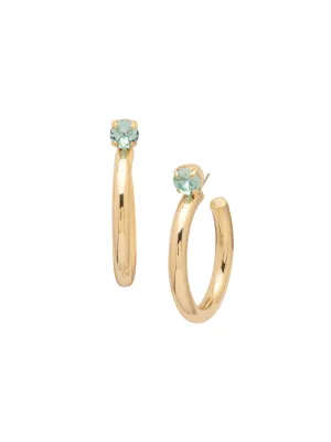 Keeley Studded Hoop Earrings - EFP26BGAQU