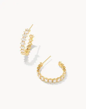 Kendra Scott Cailin Crystal Hoop Earrings