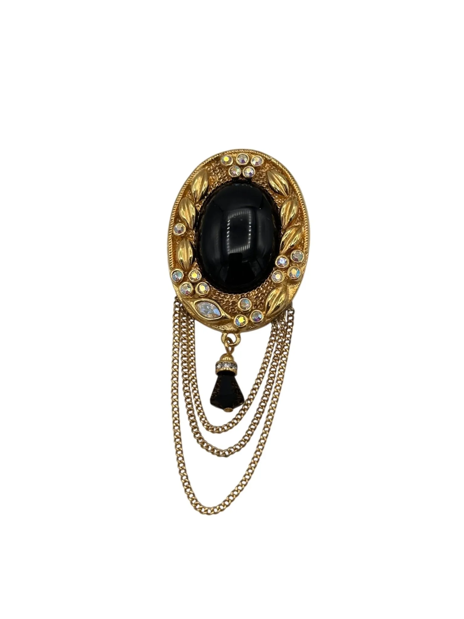 Kenneth Jay Lane KJL Victorian Revival Brooch