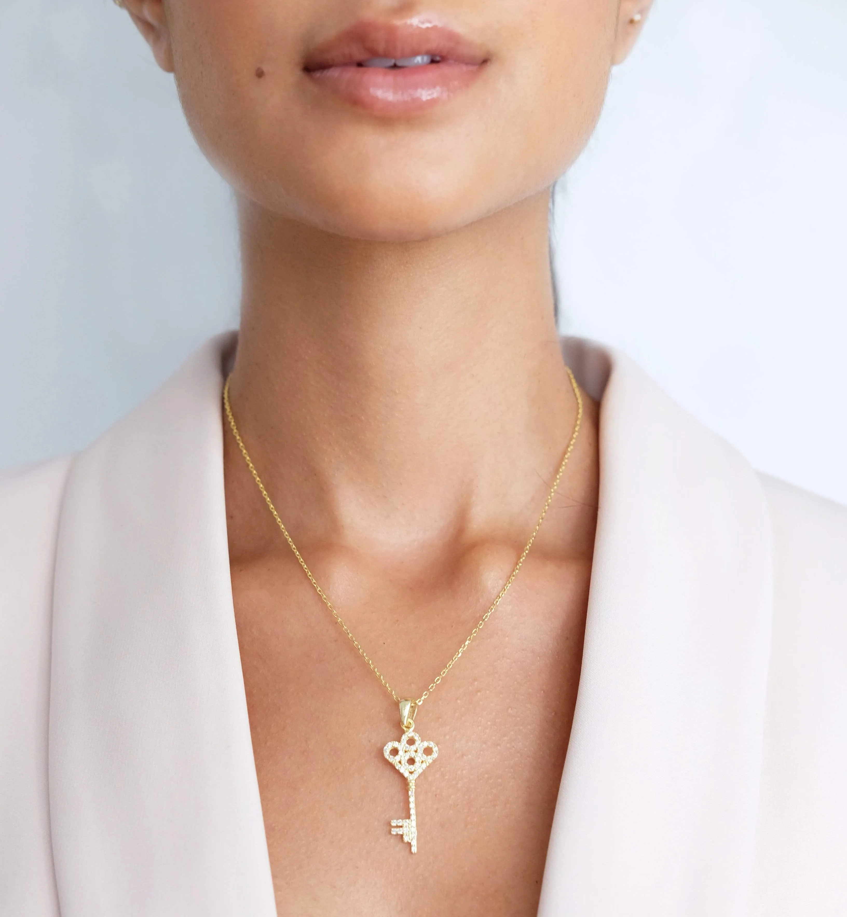 Key Pendant Necklace