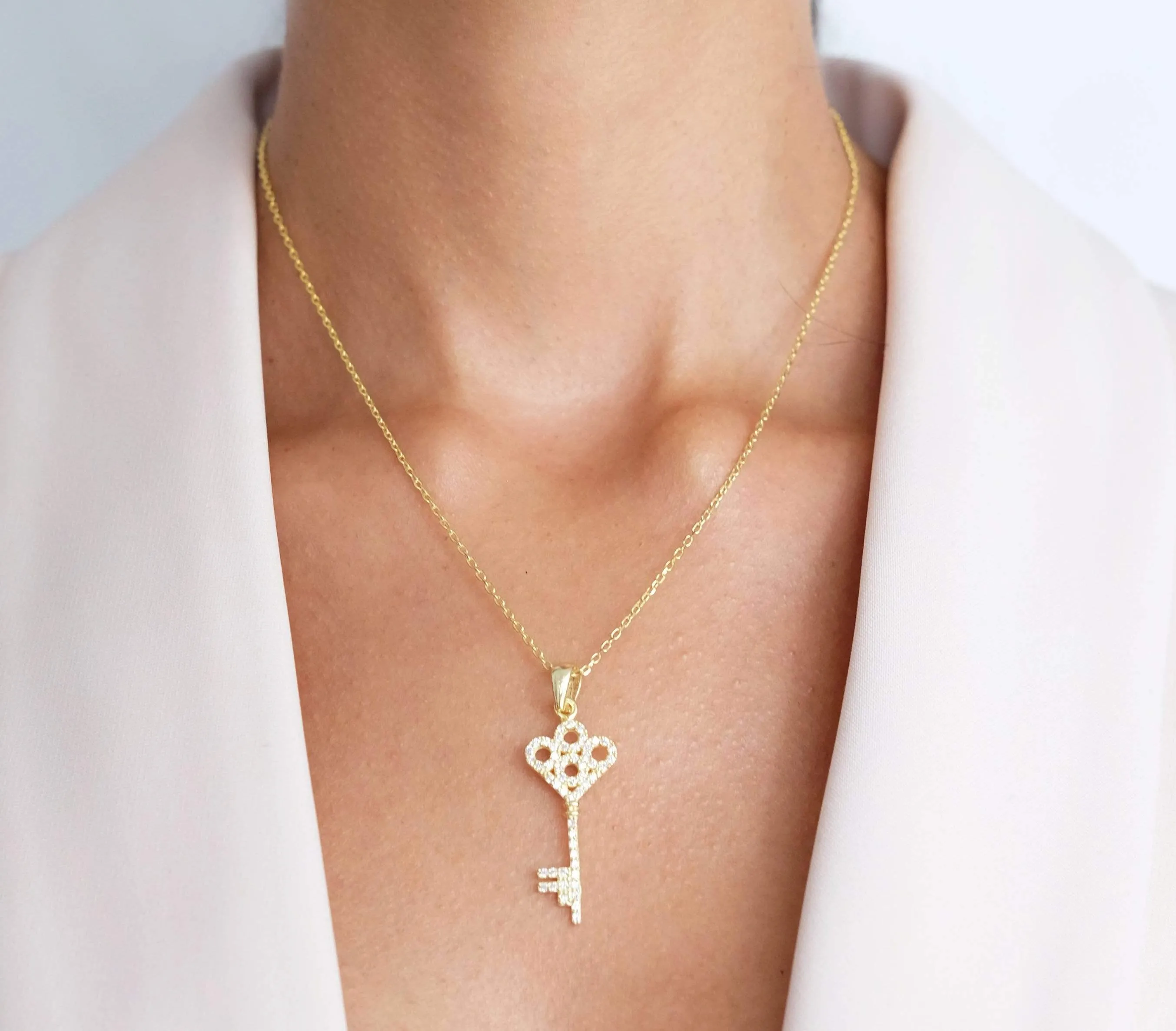 Key Pendant Necklace