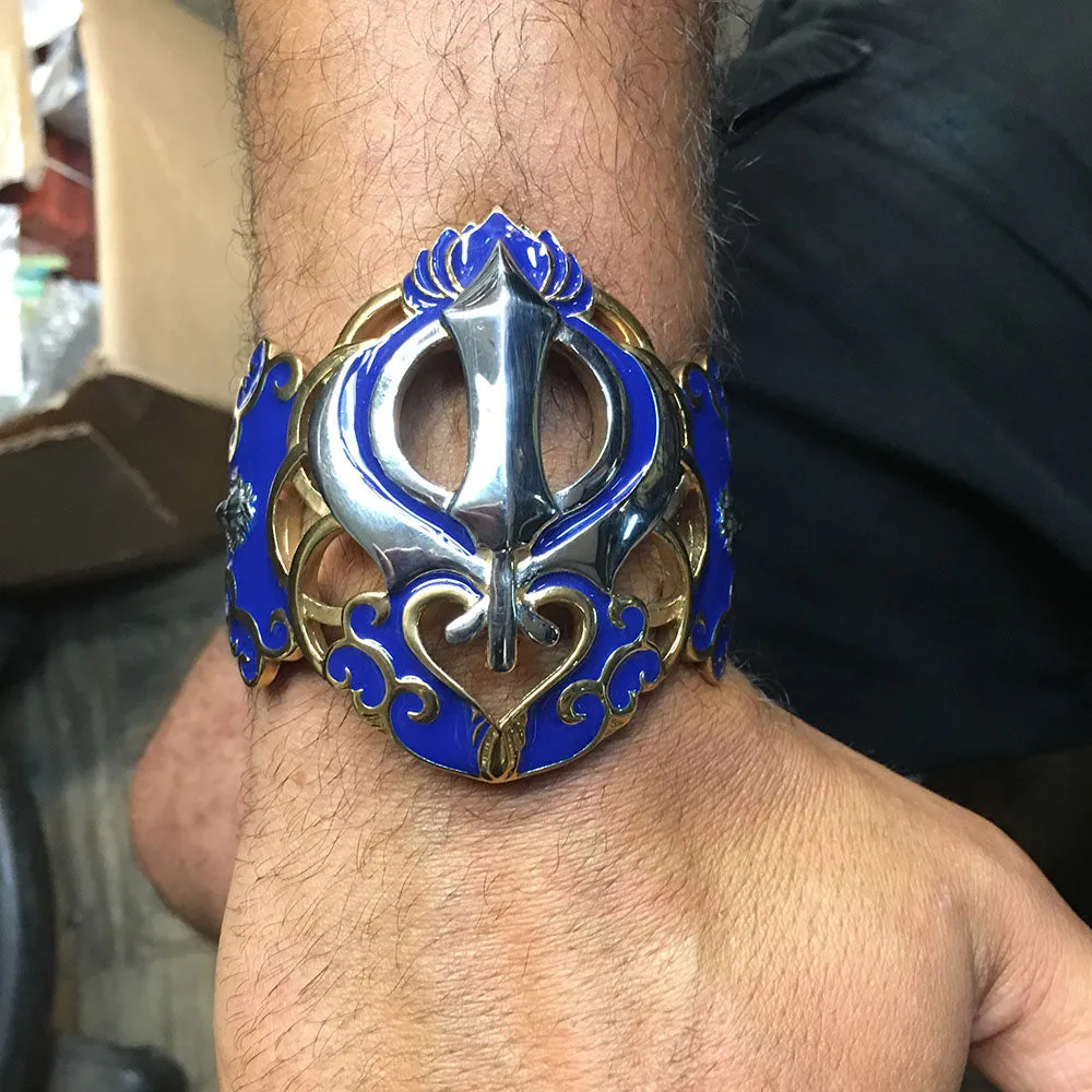 Khalsa Empowerment Bracelets ... with Lion Portraits on the sides