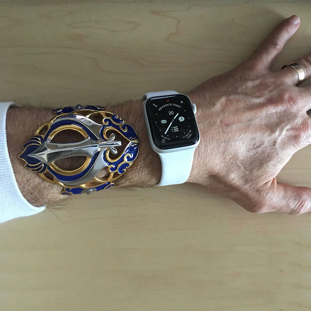 Khalsa Empowerment Bracelets ... with Lion Portraits on the sides