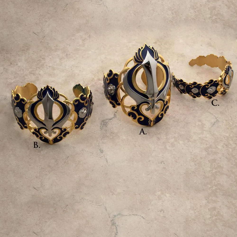 Khalsa Empowerment Bracelets ... with Lion Portraits on the sides