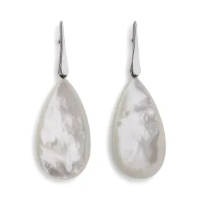 Knotting Way Earrings with Mother of Pearl Drops