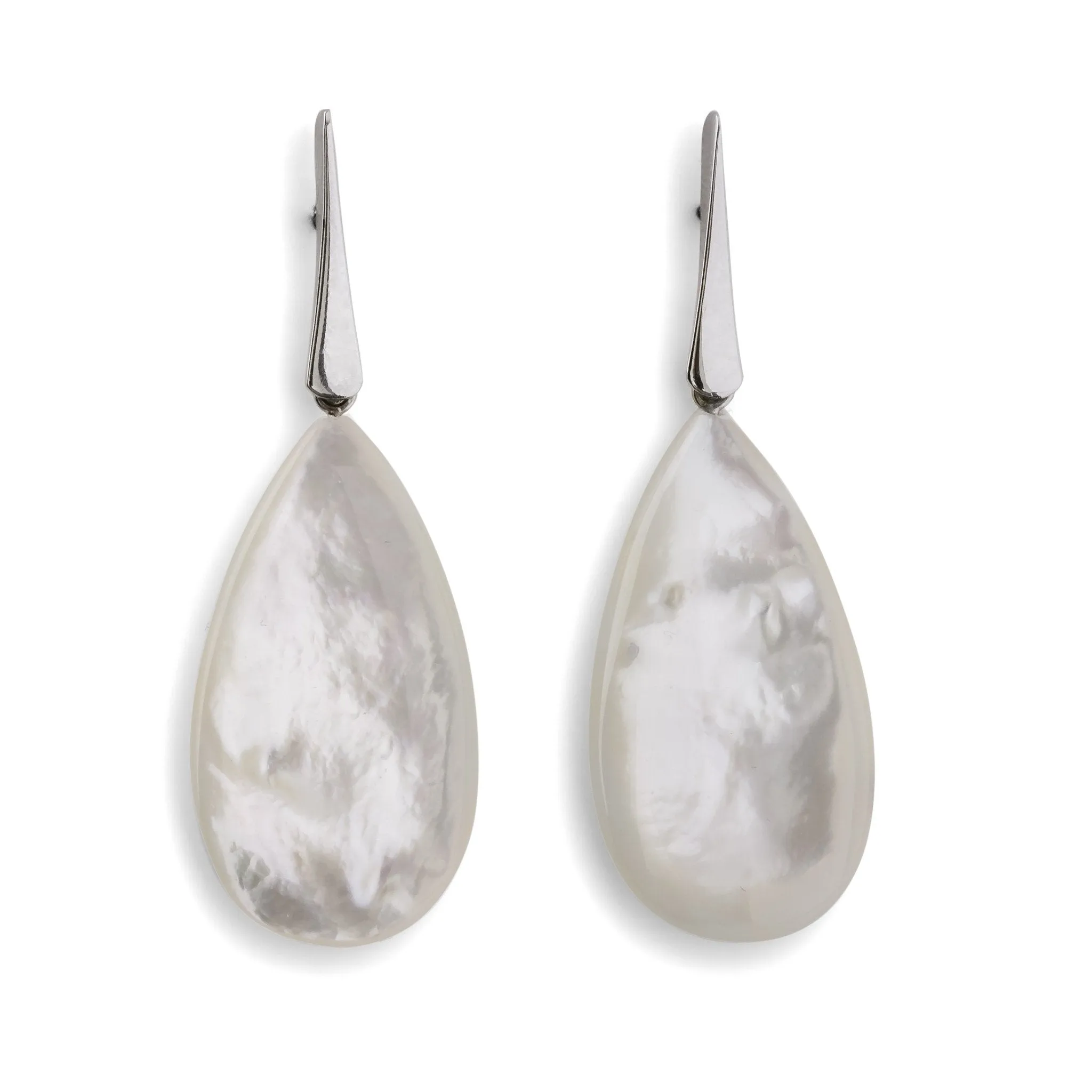 Knotting Way Earrings with Mother of Pearl Drops