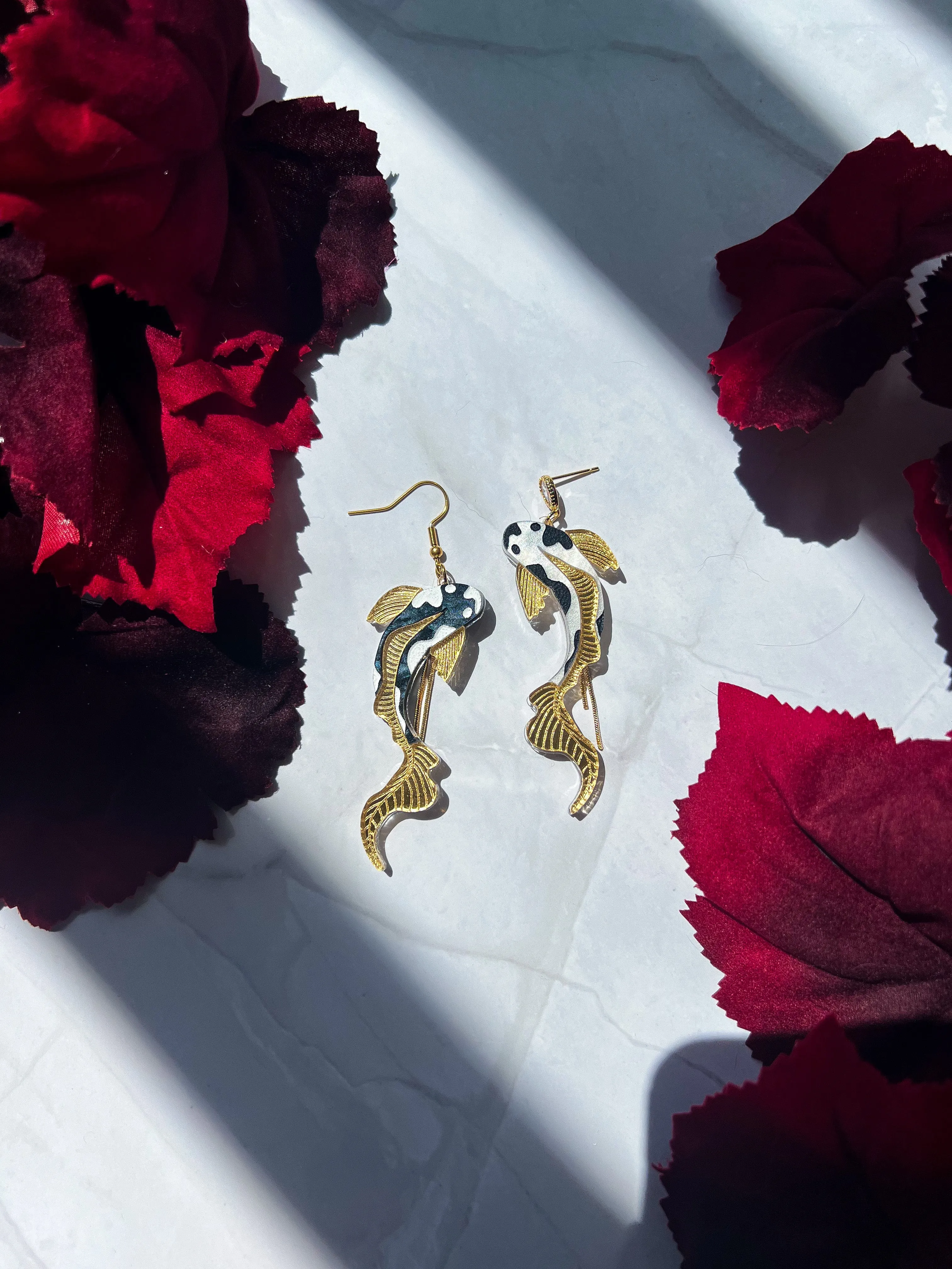 Koi Fish Earring (SOLD AS SINGLES)