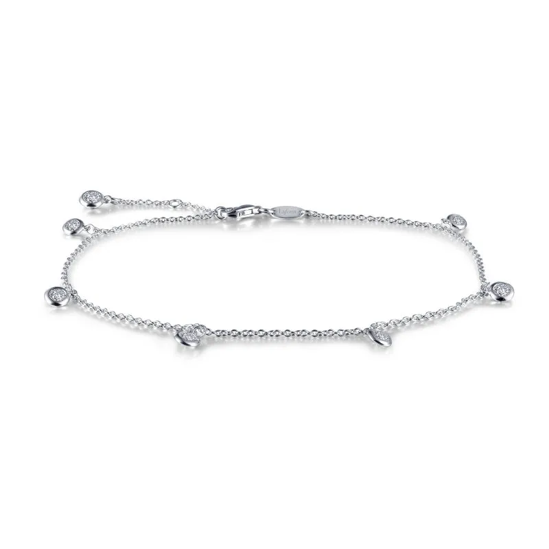 Lafonn Bezel-Set Station Anklet