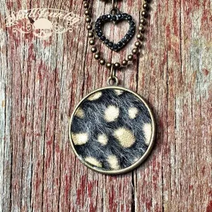Leopard Skin Necklace (#c052)