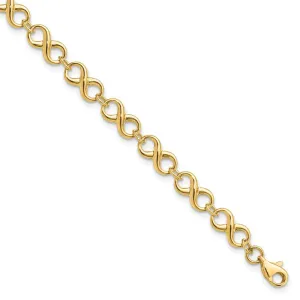 Leslie's 14K Polished Infinity Bracelet