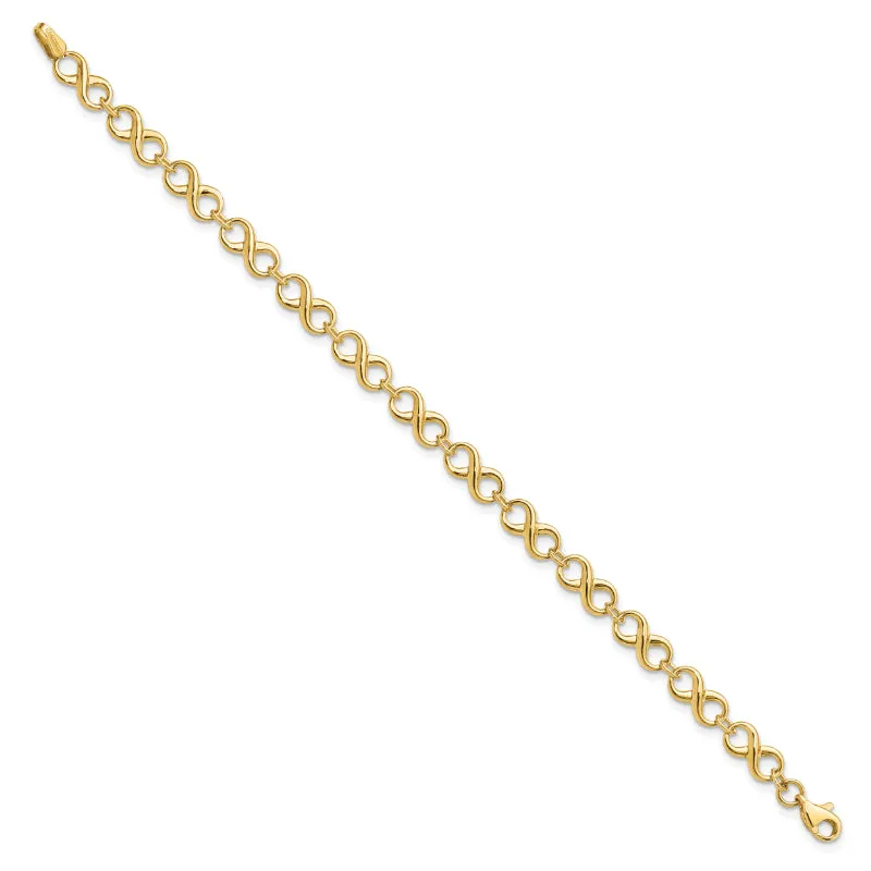 Leslie's 14K Polished Infinity Bracelet