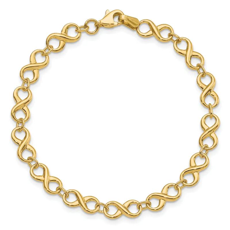 Leslie's 14K Polished Infinity Bracelet