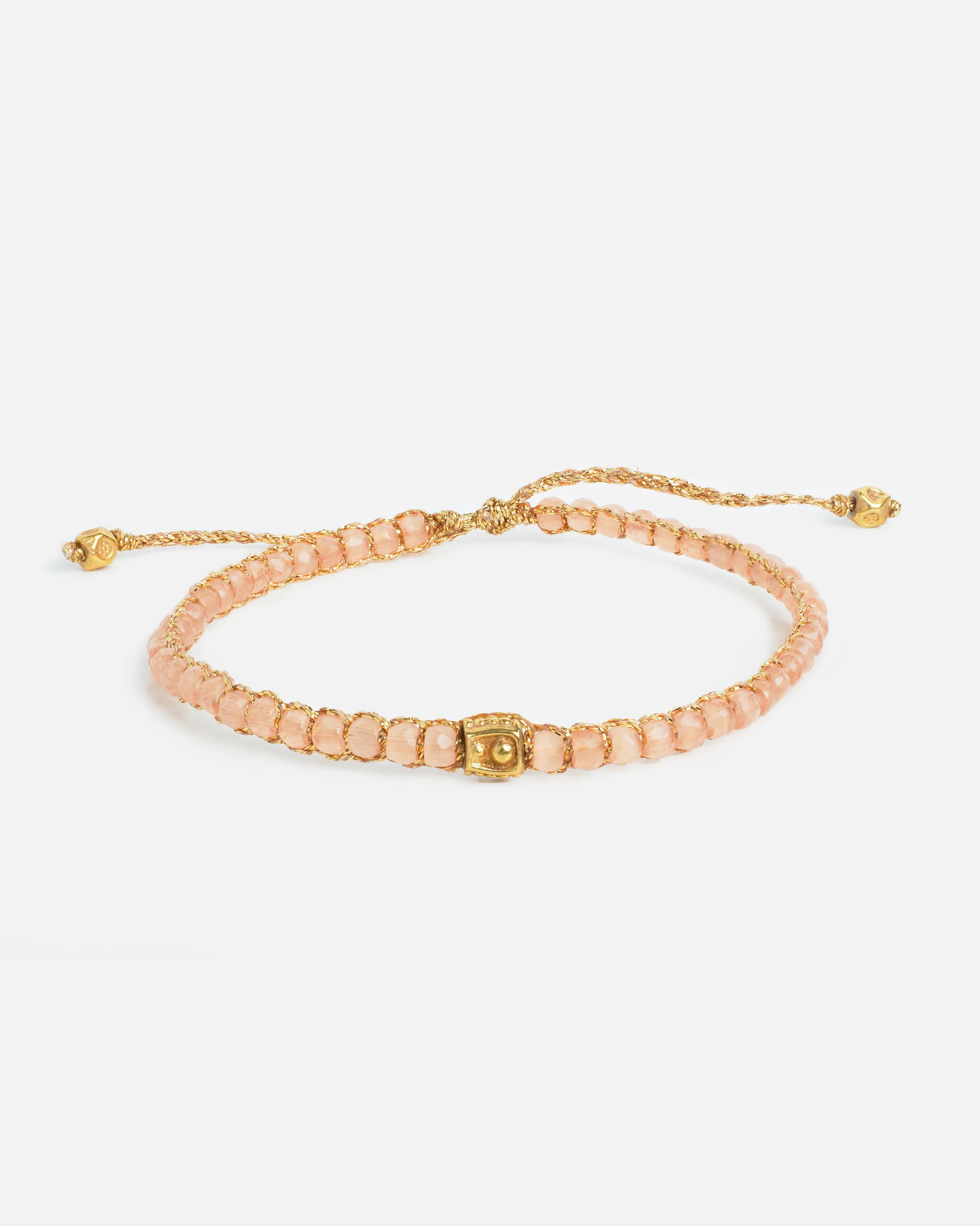 Light Carnelian Bracelet | Gold