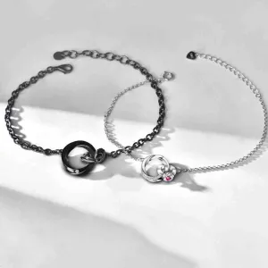 Little Prince & Rose Mobius Matching Couple Bracelets