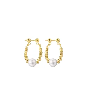 Looped Pearl Earrings