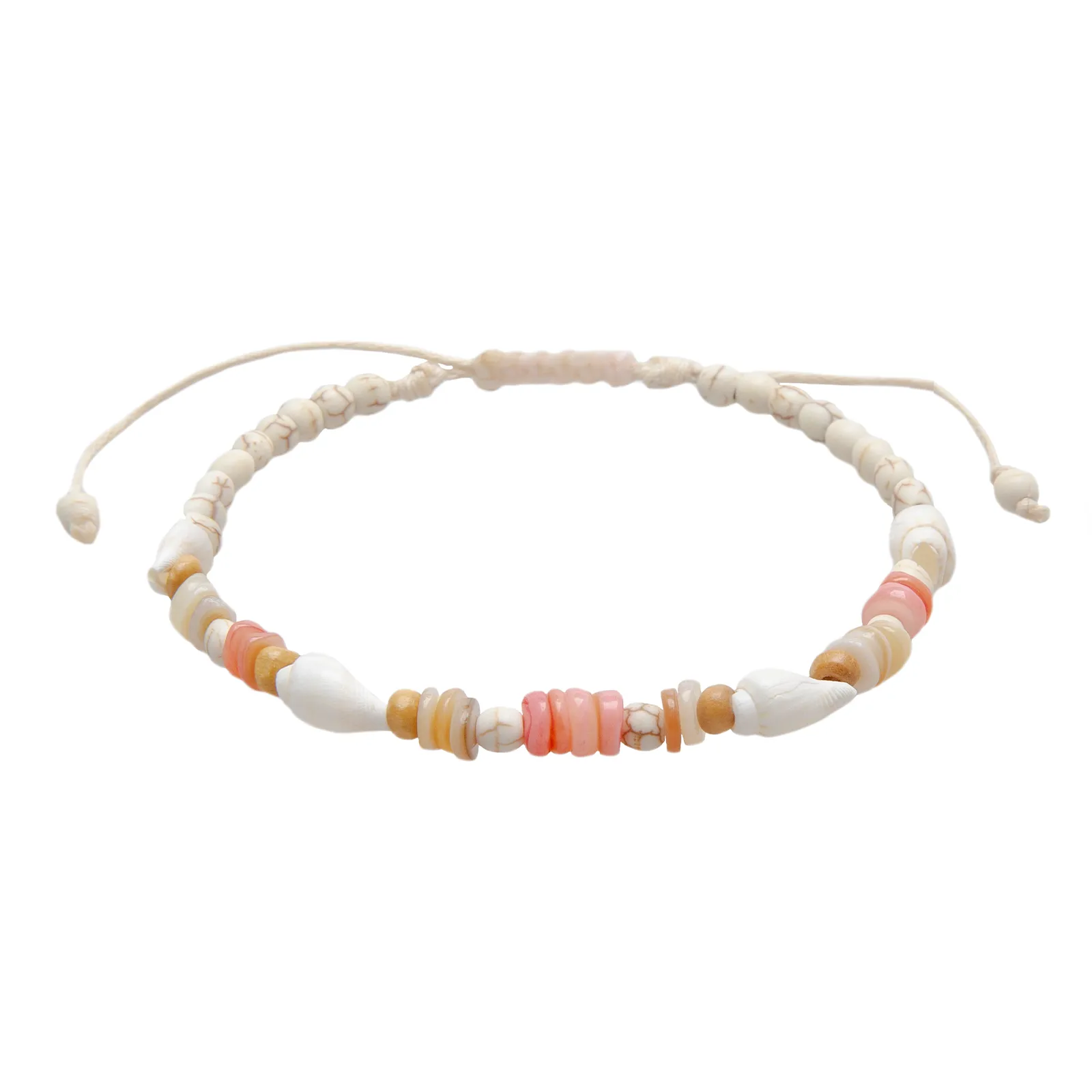 Lotus and Luna: Tigertail Beachcomber Shell Anklet