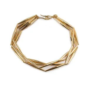 Lumia Helia Multi Chain Necklace In Gold