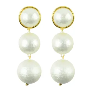 Luna Double Drop Earrings