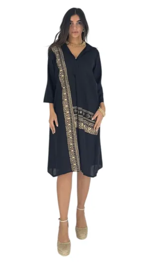 Mari black dress