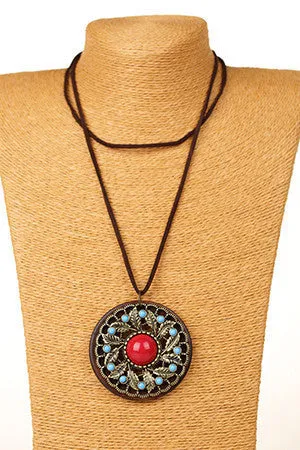 maxi collier men jewelry collares vintage necklaces & pendants love choker leather rope statement necklace for women