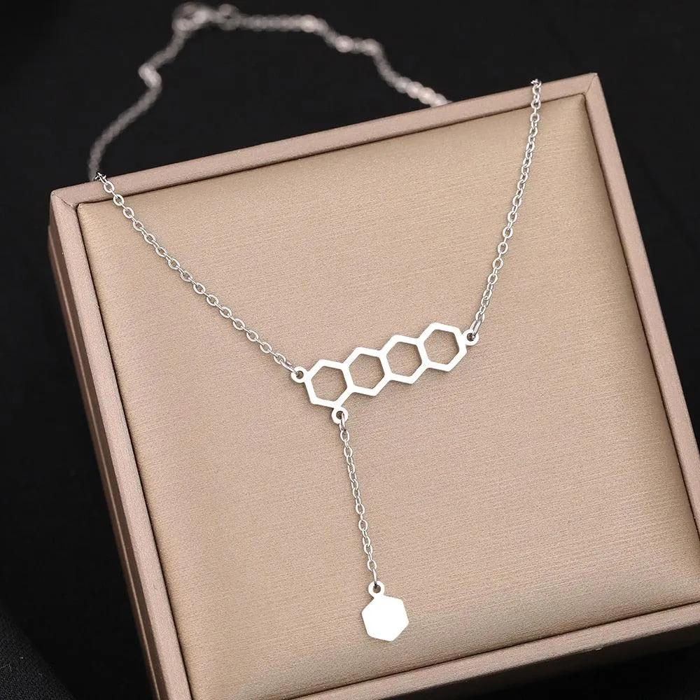 Medical Molecular Design Necklace