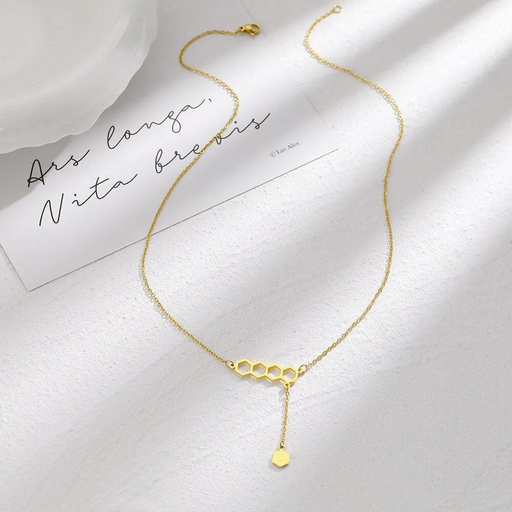 Medical Molecular Design Necklace