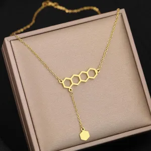 Medical Molecular Design Necklace