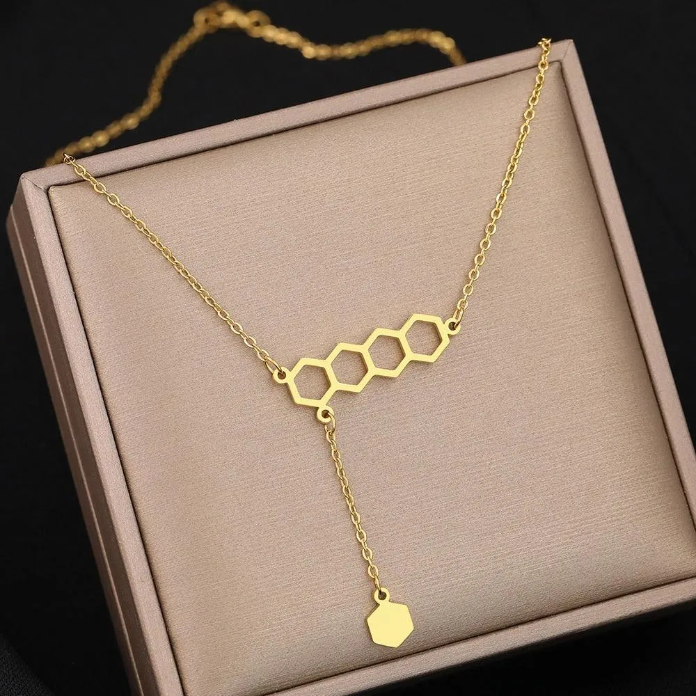 Medical Molecular Design Necklace
