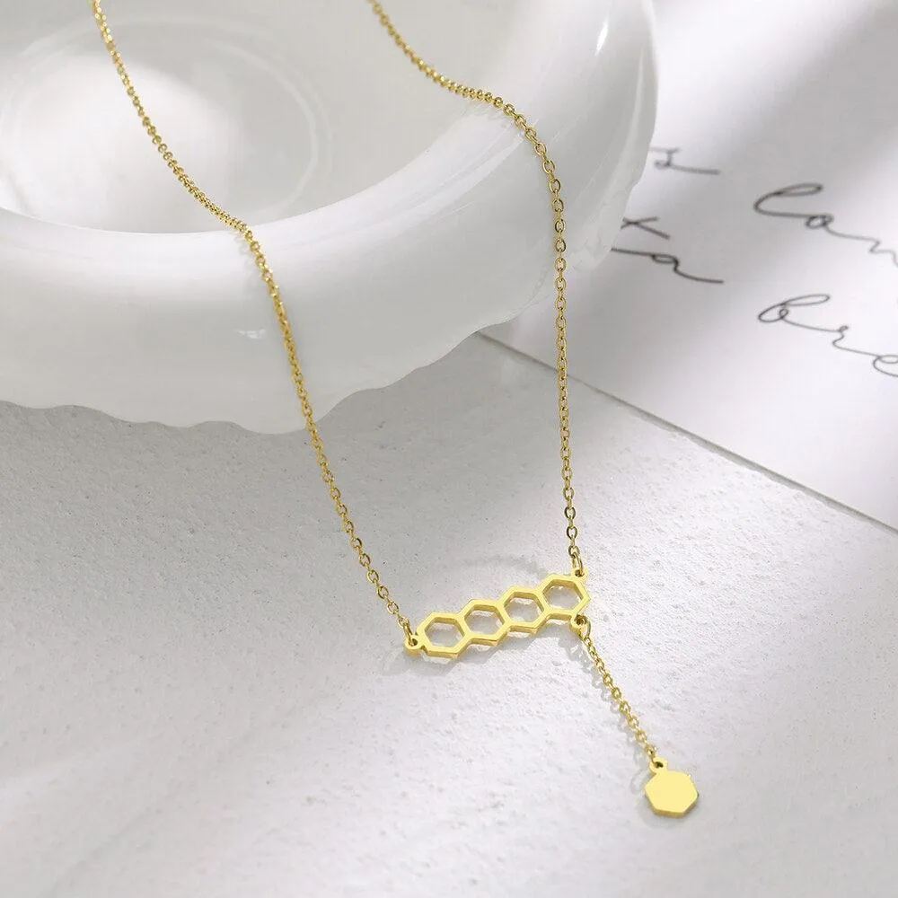 Medical Molecular Design Necklace