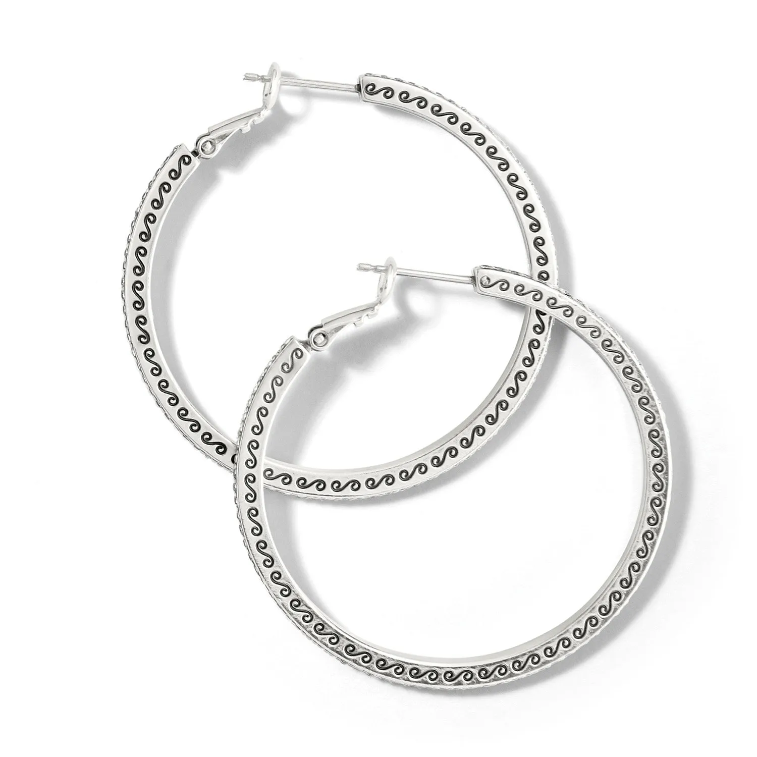 Meridian Thin Large Hoop Earrings - JA8391