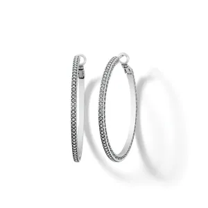 Meridian Thin Large Hoop Earrings - JA8391