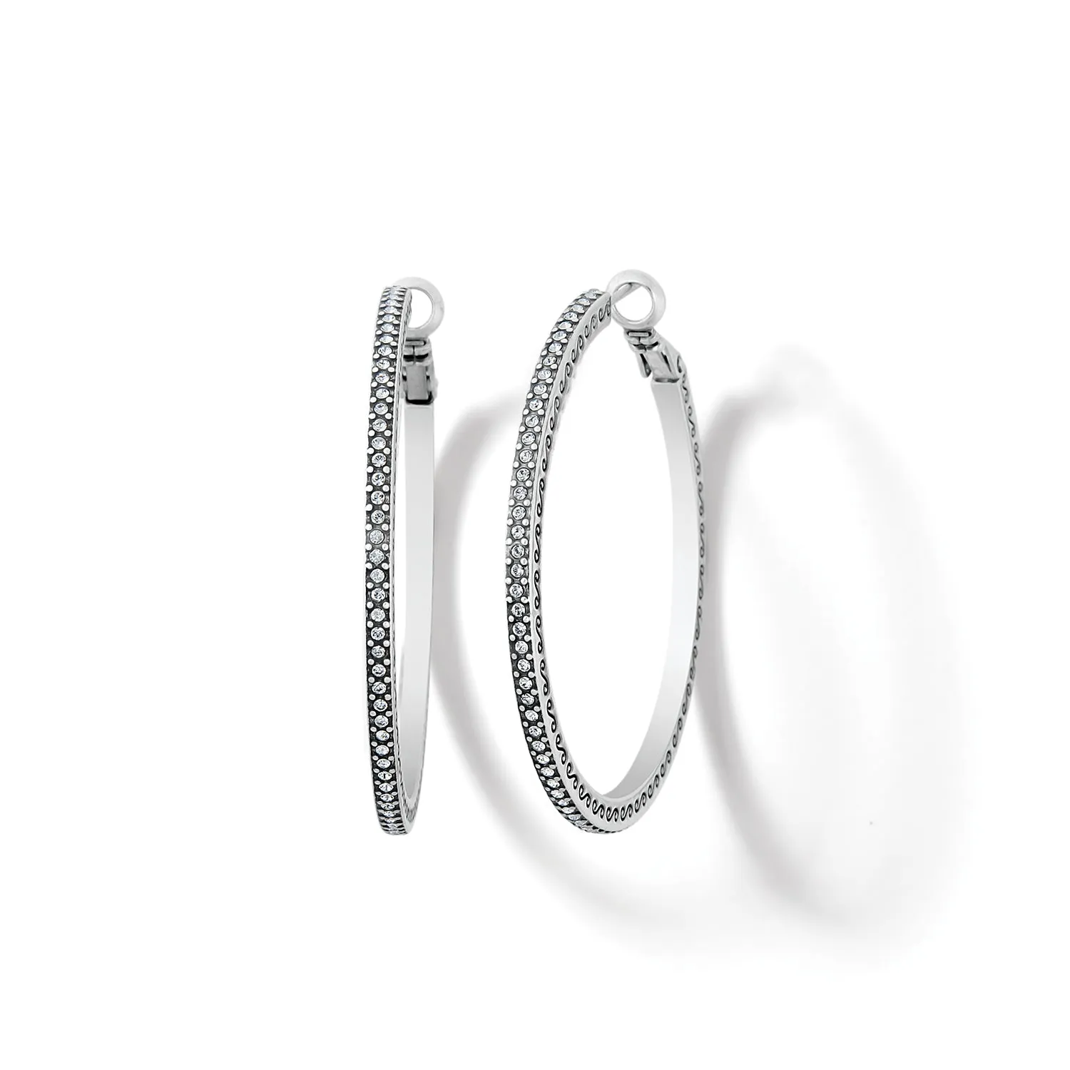 Meridian Thin Large Hoop Earrings - JA8391