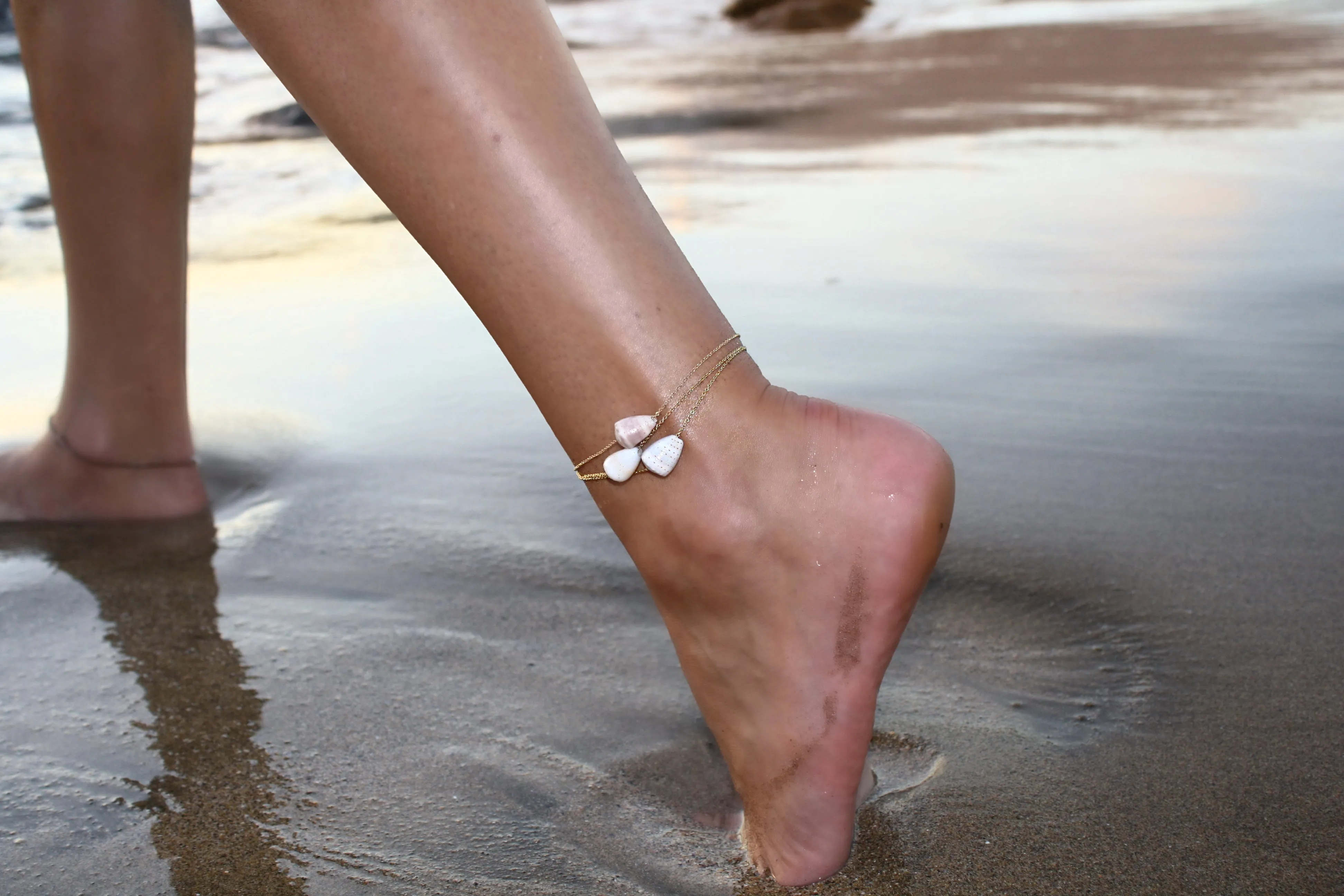 Mermaid Pebbles Anklet