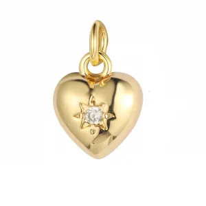 Mini Heart Charm For Charm Necklace & Bracelet