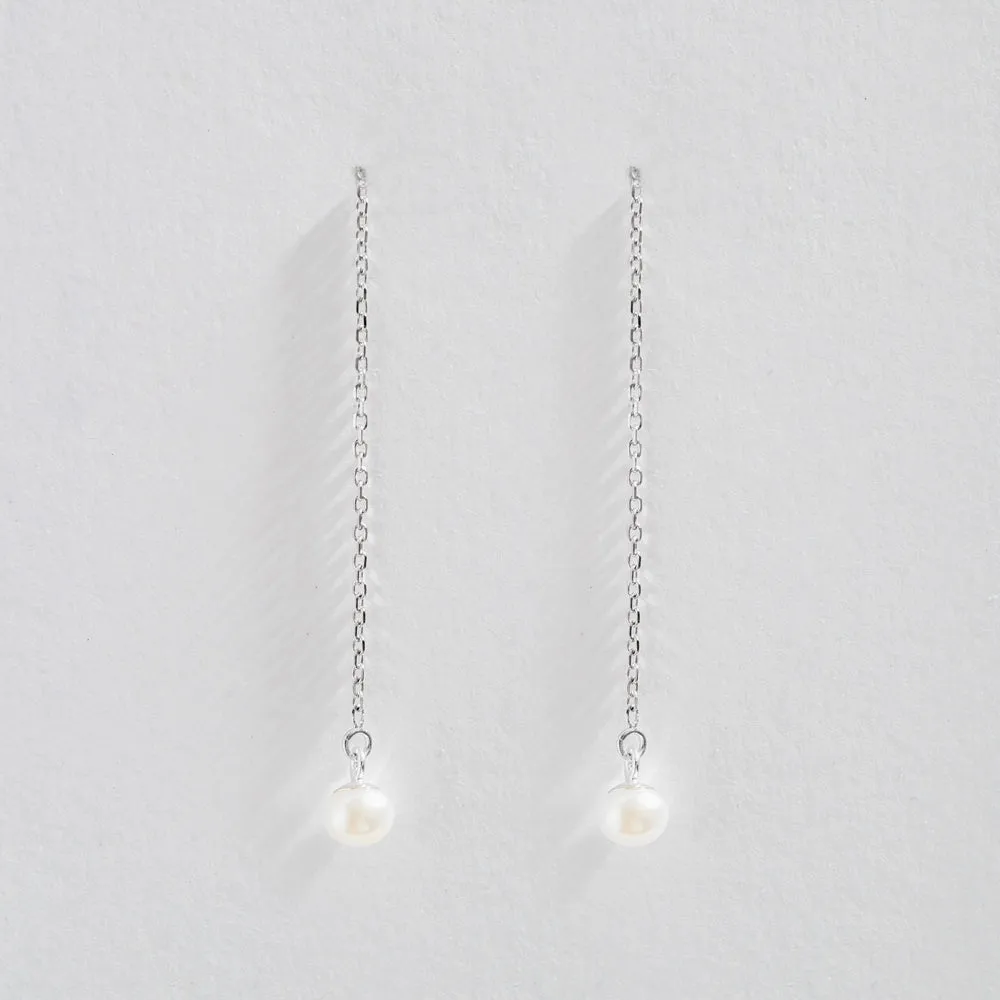 MINI PEARL THREADERS | 14K GOLD