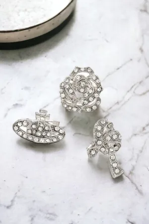 Mix Floral Brooch Set