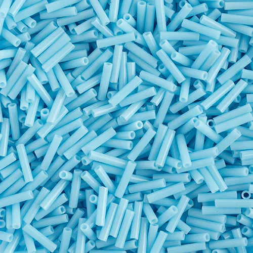 Miyuki Slender Bugle 1.3x6mm Light Blue Opaque